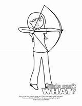 Archery Girlscantwhat sketch template