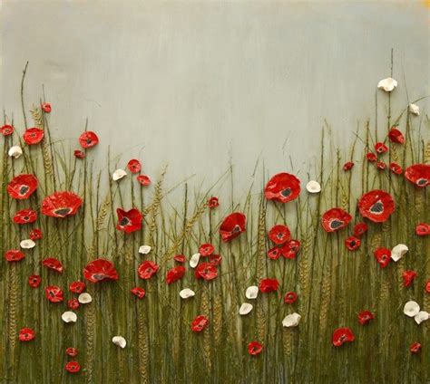 Poppies In A Summer Cornfield With Images Poppy Art
