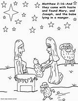 Jesus Birth Coloring Pages Born Christmas Sheep School Scene Sunday Nativity Precious Moments Church Kids Baby Collection House Manger Matthew sketch template
