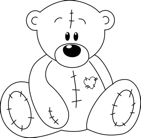 unique teddy bear coloring page   teddy bear coloring pages