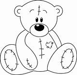 Bear Teddy Coloring Pages sketch template