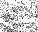 Coloring Pages Jurassic Park Lego Printable Color Kids Dinosaur Clipart Drawing Volcano Dinosaurs Jeep Realistic Library Awakens Wars Force Star sketch template