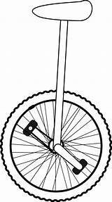 Unicycle Clipart Drawing sketch template