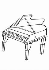 Klavier Ausmalbild Ausmalbilder Geige sketch template