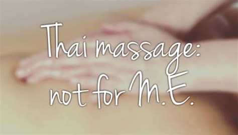 Thai Massage Not For Me Laura S Pen