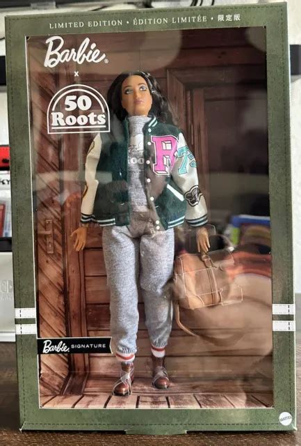 barbie signature roots 50th anniversary nichelle barbie x doll in hand
