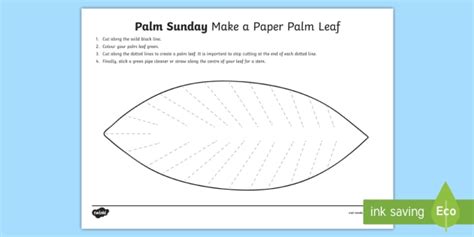 printable palm leaf template printable palm leaf cut  pin