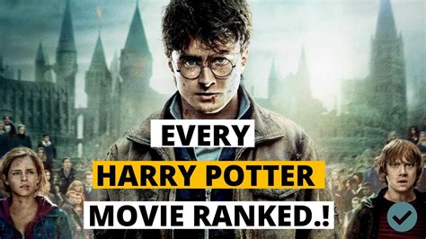 harry potter movies ranked   bestest listographer youtube
