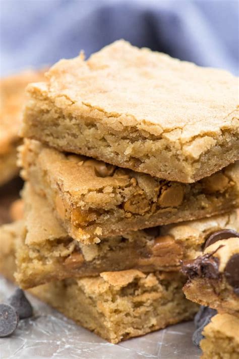 the best blondie recipe the only one you need crazy for crust