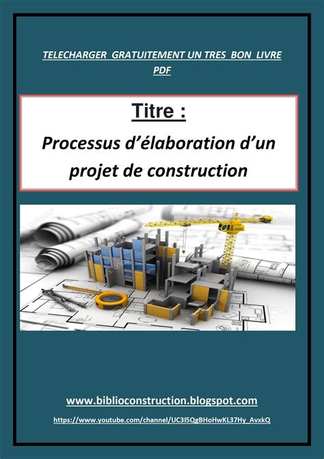guide processus delaboration dun projet de construction  livres  documents