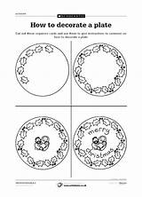 Decorate Plate Sequence Instructions Give Cards Use These sketch template