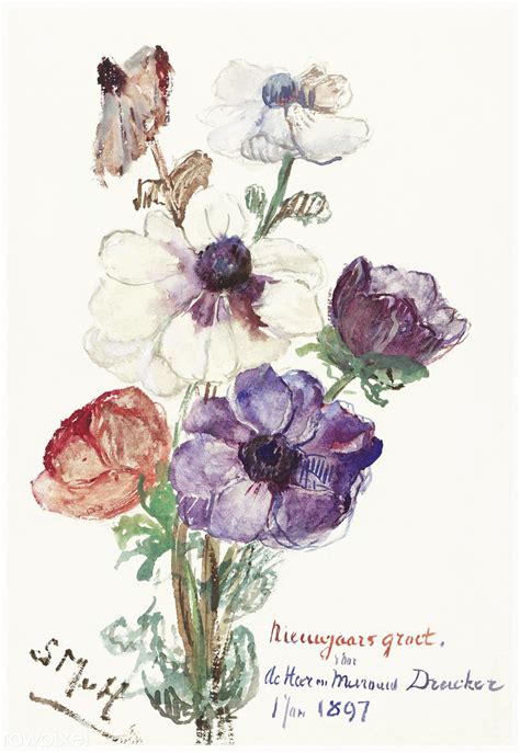 public domain vintage flower illustrations download