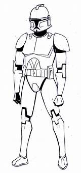 Rex Clone Ausmalbilder Commander Wolffe Coloringhome Loudlyeccentric sketch template