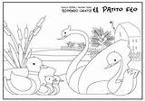 Feo Patito Cuento Fictional sketch template