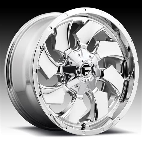 fuel cleaver  chrome custom truck wheels rims fuel pc custom wheels express
