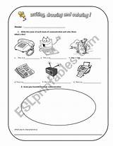 Communication Means Worksheets Worksheet Activities Printable Different Vocabulary Eslprintables Preview sketch template