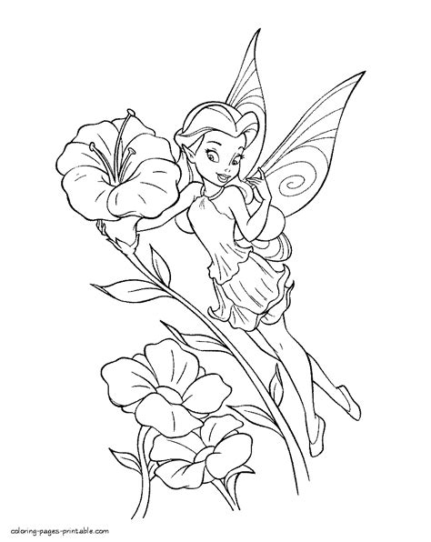 beautiful fairy coloring pages coloring home
