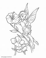 Fairy Coloring Pages Printable Flowers Beautiful Girls Disney Fairies Colouring Print Pdf Clipart Templates Template Mindblowing Popular Gif Princess Mini sketch template