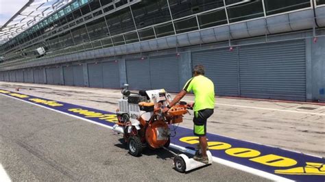 pit lane marking sponsor graphics monza circuit italy roadgrip