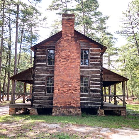 believed   built    log cabin  originally located   northwest side