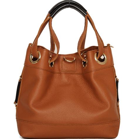 new leather handbag shoulder women bag brown black hobo