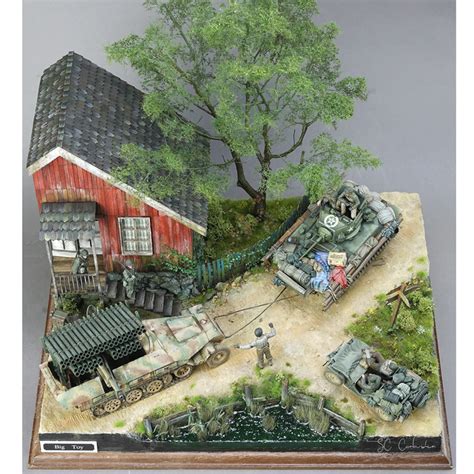 scale military dioramas building model kits architecture house