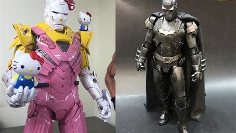 Iron Man Action Figures Modified With Hello Kitty Spawn
