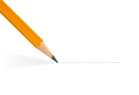 pencil draws  straight    white background
