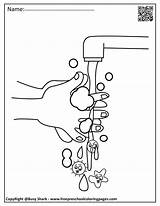 Hand Washing Germs Lavado Germ Toddlers Svg Hands Higiene Abc Hygiene Freepreschoolcoloringpages Preescolar sketch template