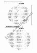 Wordsearch Colour Worksheet Preview sketch template