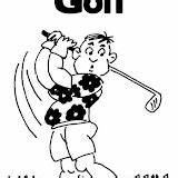 Golfistas Niños sketch template