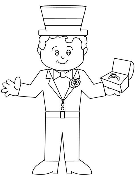 groom people coloring pages coloring book