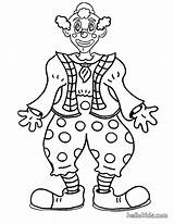 Clown Coloring Pages Printable Circus Face Print Clowns Creepy Smiling Kids Color Hellokids Scary Colouring Happy Online Adult sketch template