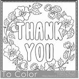 Thank Coloring Printable Pages Card Pdf Color Sheets Adults Sheet Adult Book Cards Colouring Kids Grown Ups Veterans Print Instant sketch template