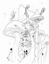 Trippy Mushroom Pilz Kategorien sketch template