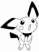 Pokemon Raichu Pikachu Pichu Scribblefun sketch template