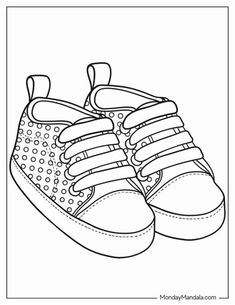 cool shoe coloring pages