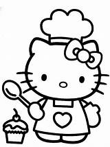 Kitty Hello Coloring Pages Cool Print Color Kids sketch template
