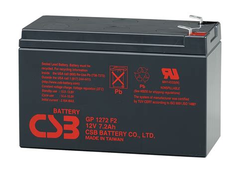 Gp1272f2 Csb 12v 7 2ah Sla Battery For Apc Ups