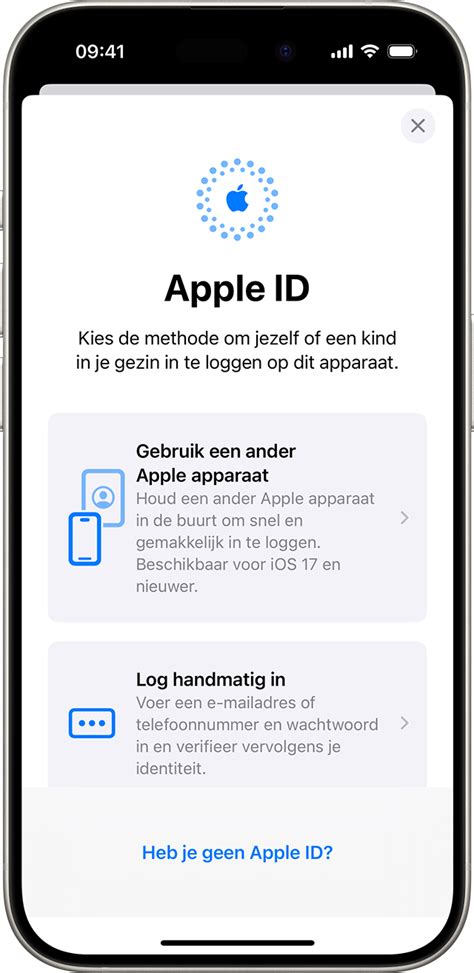 inloggen met je apple id apple support nl