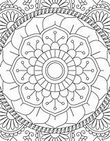Mandalas Mandala Adults sketch template