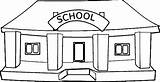School Coloring Building Clipart Clip House Wecoloringpage Clipground Clipartbest Library Cliparts Popular Coloringhome sketch template