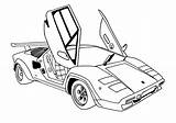 Coloring Pages Lamborghini Print Car Find Cars Racing sketch template