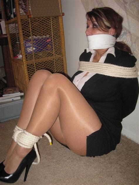 bound and gagged pantyhose nylons naked images