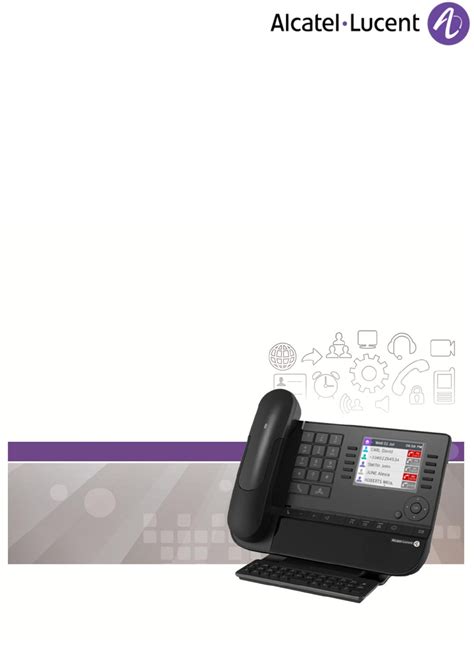 manual alcatel lucent  premium deskphone page    english