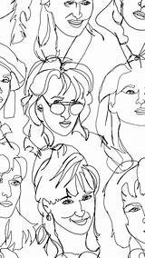 Meryl Streep Roles sketch template