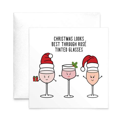 Funny Wine Christmas Card By Of Life And Lemons