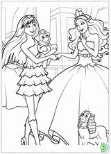 Barbie Coloring Pages Princess Popstar Star Print Dinokids Rock Close Popular Getcolorings Coloringbarbie Library Clipart Template sketch template