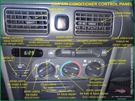 car air conditioner control panel hermawans blog refrigeration  air conditioning systems