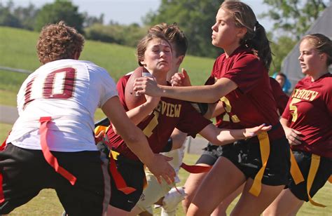 flag football girls   linemen njrotc northescambiacom